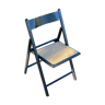 Folding chair cannage and wood