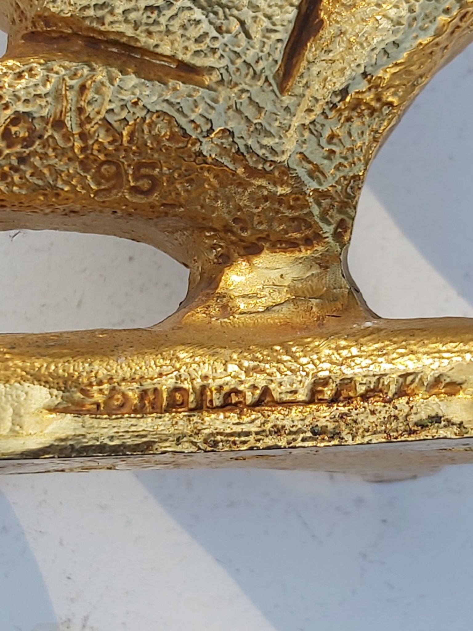 Pair of candlesticks Georges Mathias edition Fondica France