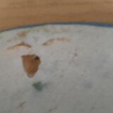 Plate in old earthenware