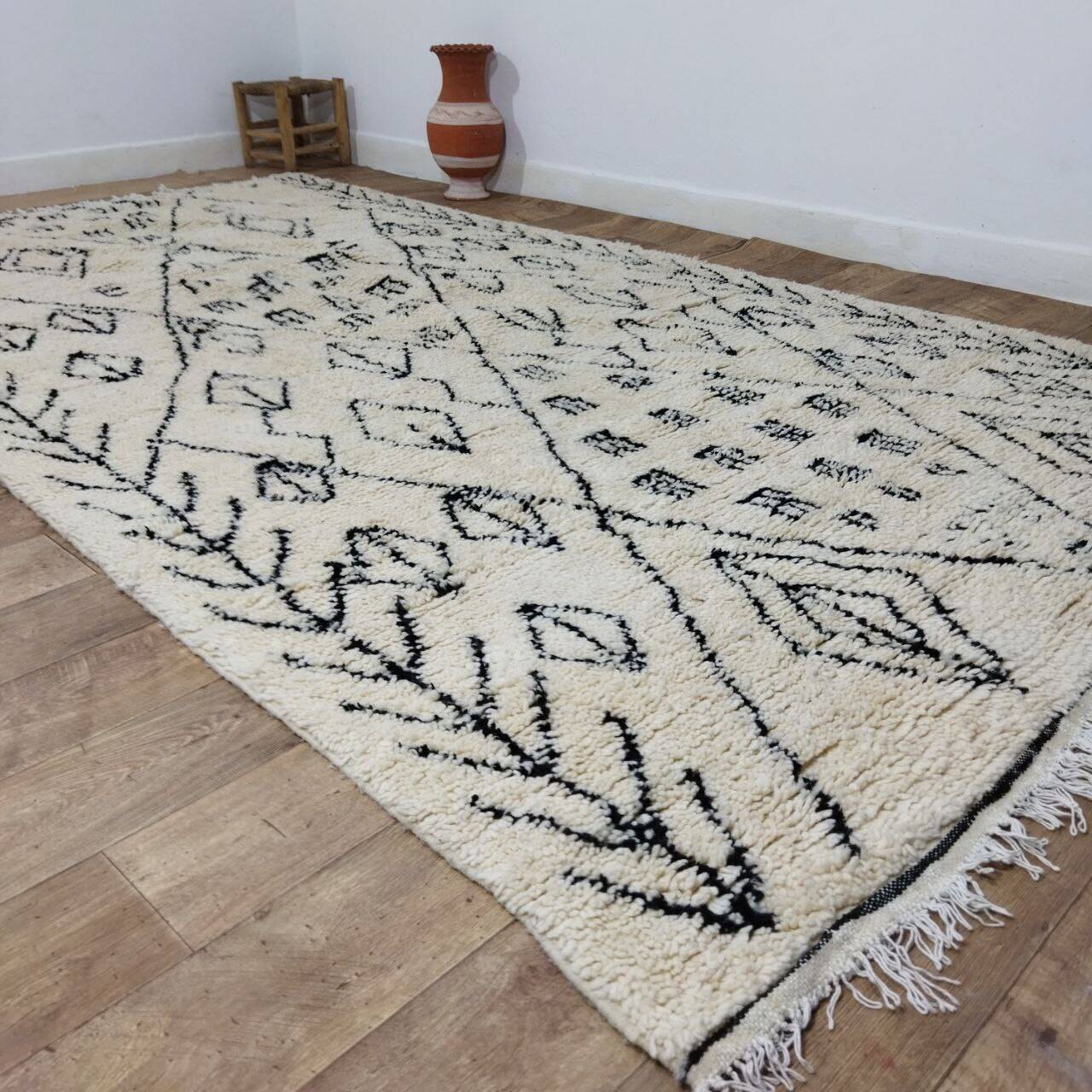 Berber abstract rug 350 X192 CM
