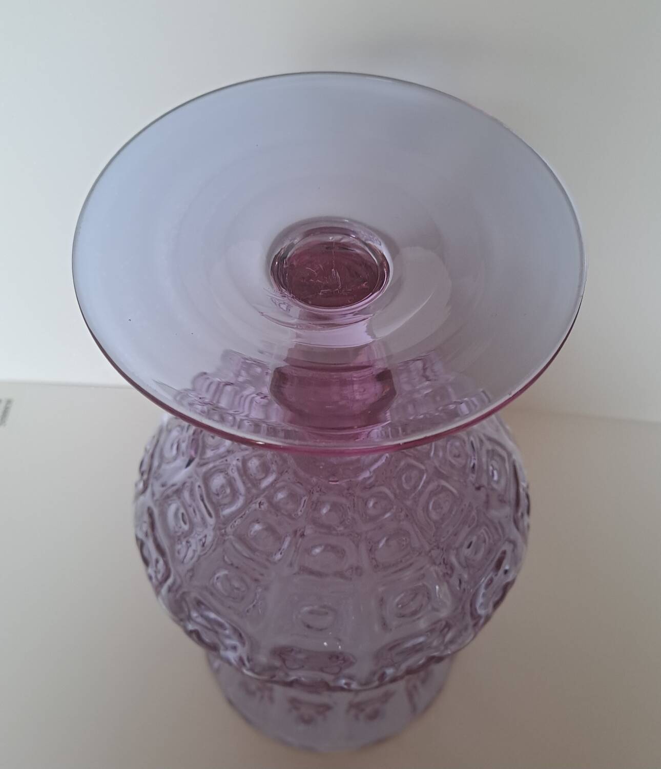 Large vase in the shape of Murano glass from the 1960s.