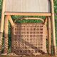 Chaise haute pour enfant en rotin