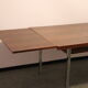 Table à manger extensible en bois de rose par Alfred Hendrickx, Belgique années 1950