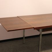 Table à manger extensible en bois de rose par Alfred Hendrickx, Belgique années 1950