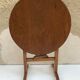 Old table target burgundy wood walnut