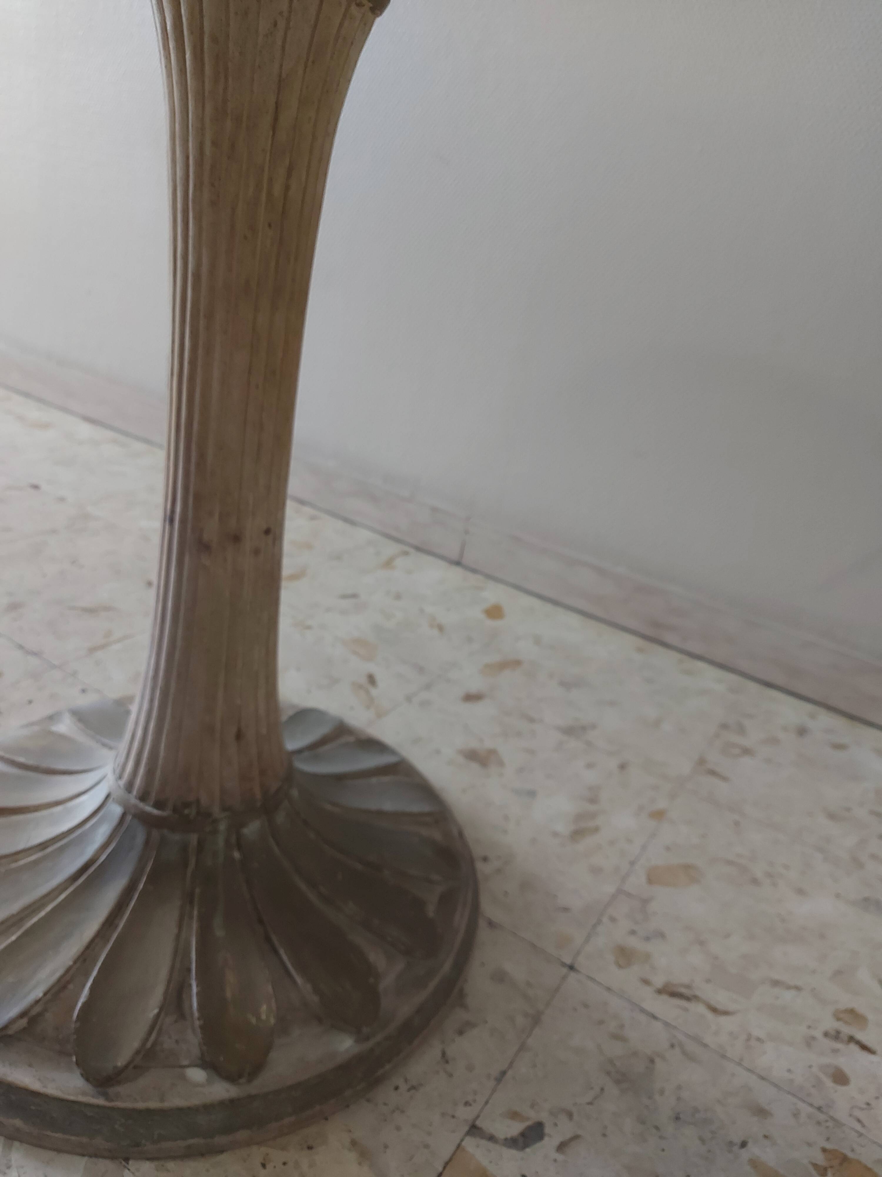 Italian daisy table 60s, 70'S design table Chelini Florence