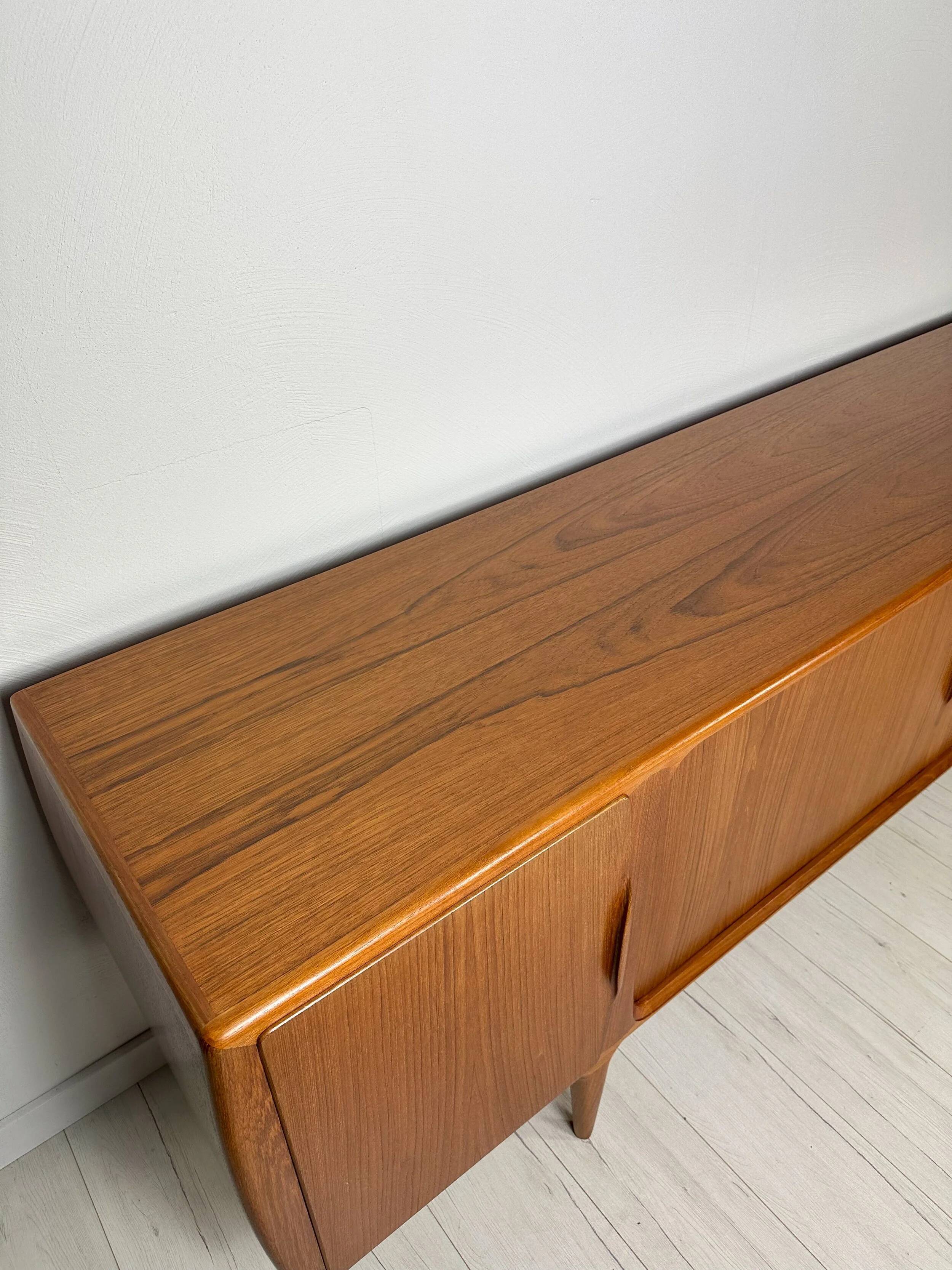 60s vintage Danish teak sideboard 19 by Johannes Andersen for Uldum Møbelfabrik