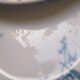 7 plates in earthenware with bird motifs by Lunéville