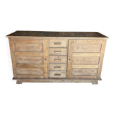 Buffet ancien bois massif rénové