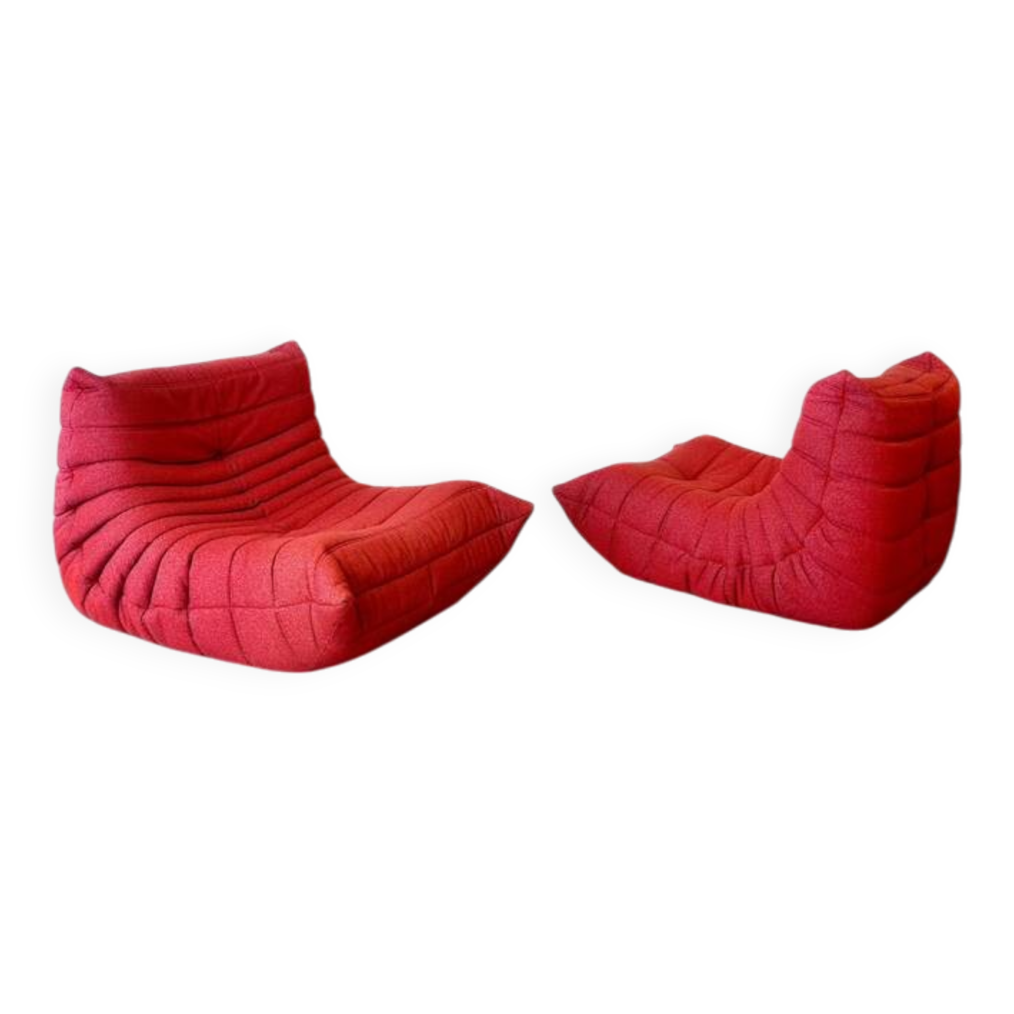 Pair of Togo lounge chairs by Ligne Roset