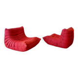 Pair of Togo lounge chairs by Ligne Roset