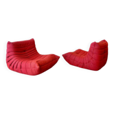 Pair of Togo lounge chairs by Ligne Roset