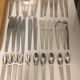 Lot de 34 couverts 1960 Amboss Rostfrei Super Austria en inox