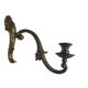 Classicist bronze wall lamp, Germany, 1900s