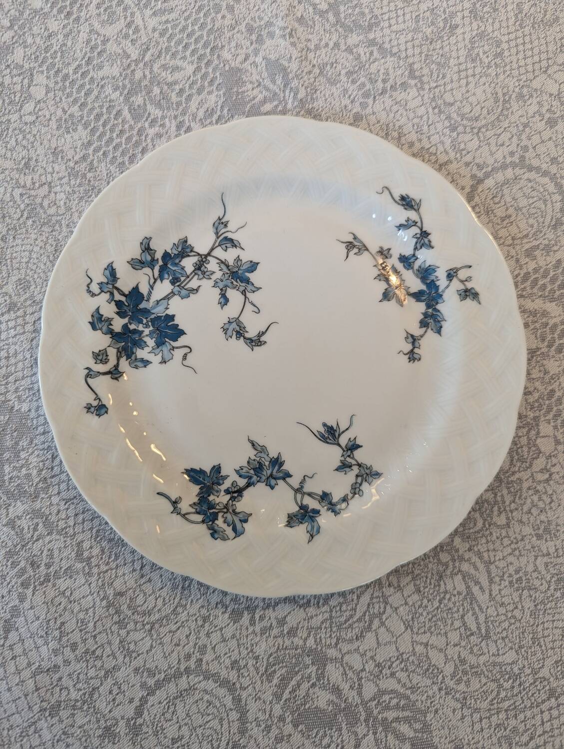 9 L.Bernardaud porcelain dessert plates