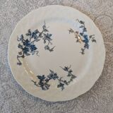9 assiettes à dessert en porcelaine L.Bernardaud