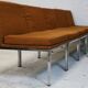 Ensemble de 10 chauffeuses de Louis Baillon, édition Planforms formant canapé modulable, circa 1950