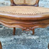 Fauteuils cannés de style Louis XV