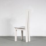 Chaises de salle à manger des années 1980 par Pietro Costantini pour Ello, Italie