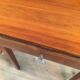 Art Deco 1940 side table compass feet