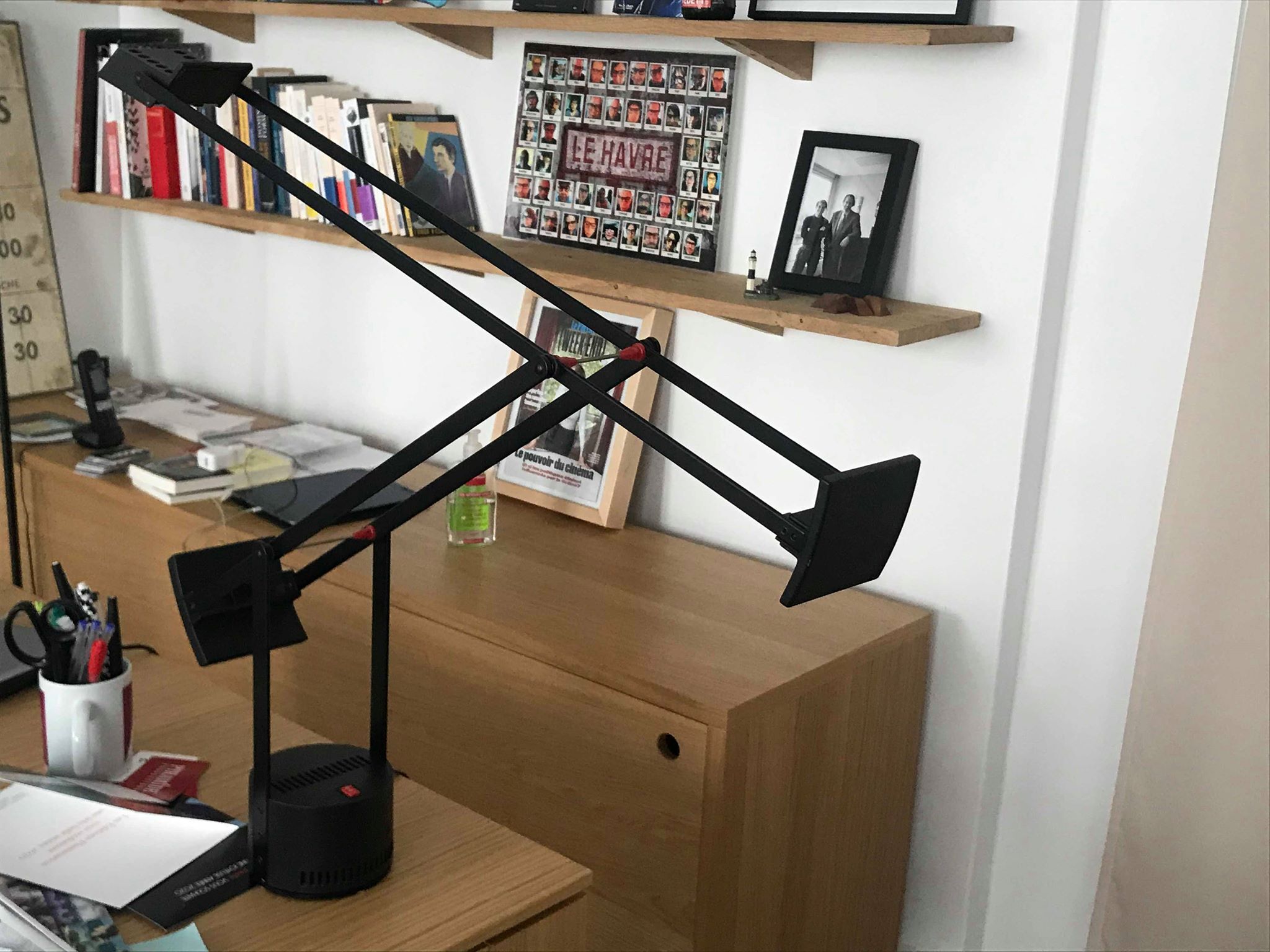 Tizio aluminium expandable lamp