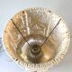 Sandstone lamp with a macrame Lampshade, Jean Migeon