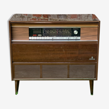 Meuble radio vinyle hi-fi Grundig