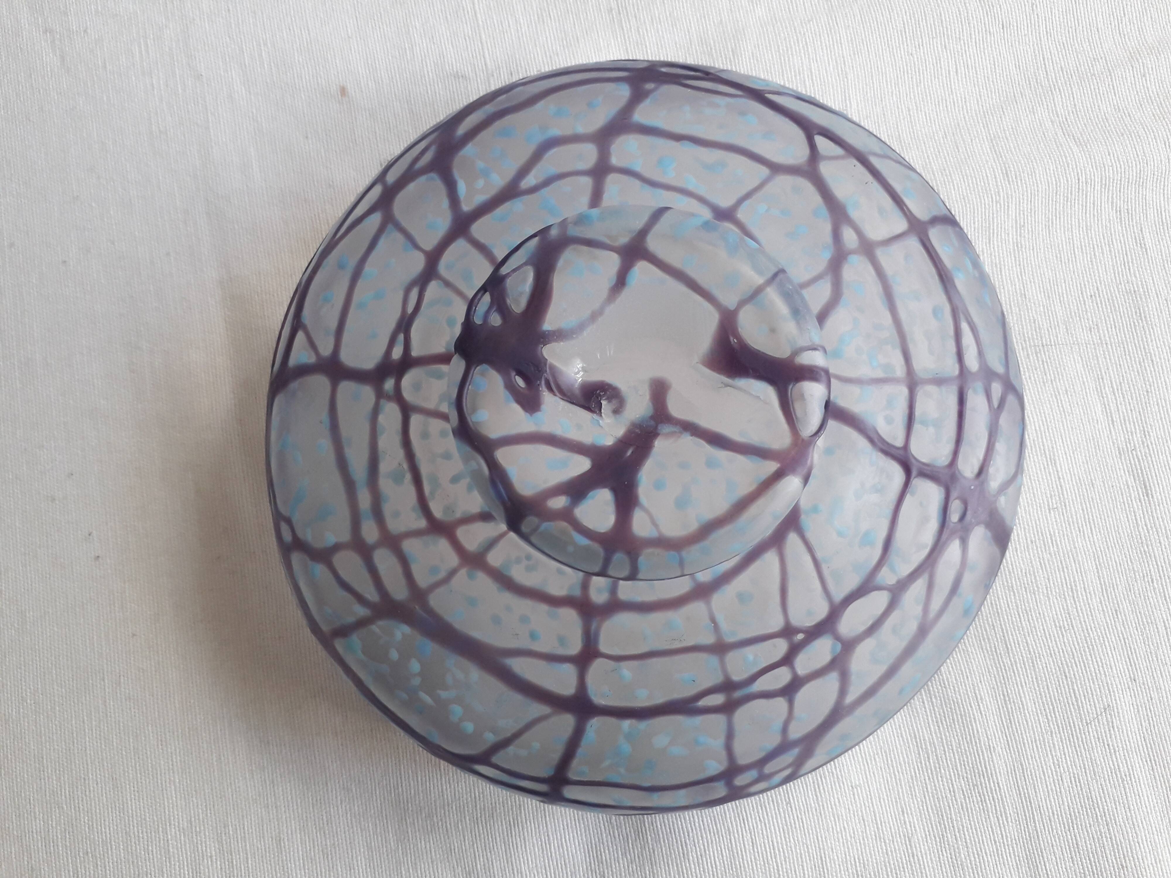 Vintage glass catchall tray
