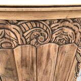 Art deco sideboard 1930 in raw walnut