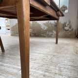 19th century oak farmhouse table 270cm with extensions