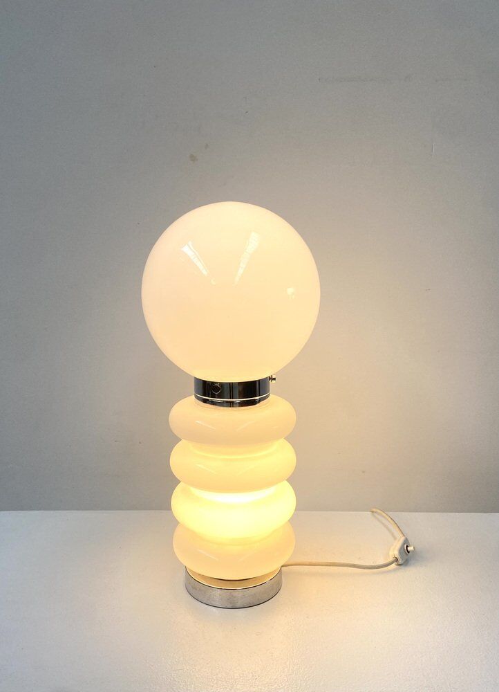 Vintage Italian Murano glass table lamp by Carlo Nason for AV Mazegga, 1960s