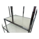 Mid-century modern chrome shelf by Milo Baughman