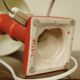 Brussels porcelain lamp