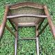 Canned bistro chairs