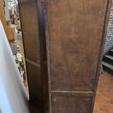 Pair of oak curtain file cabinets
