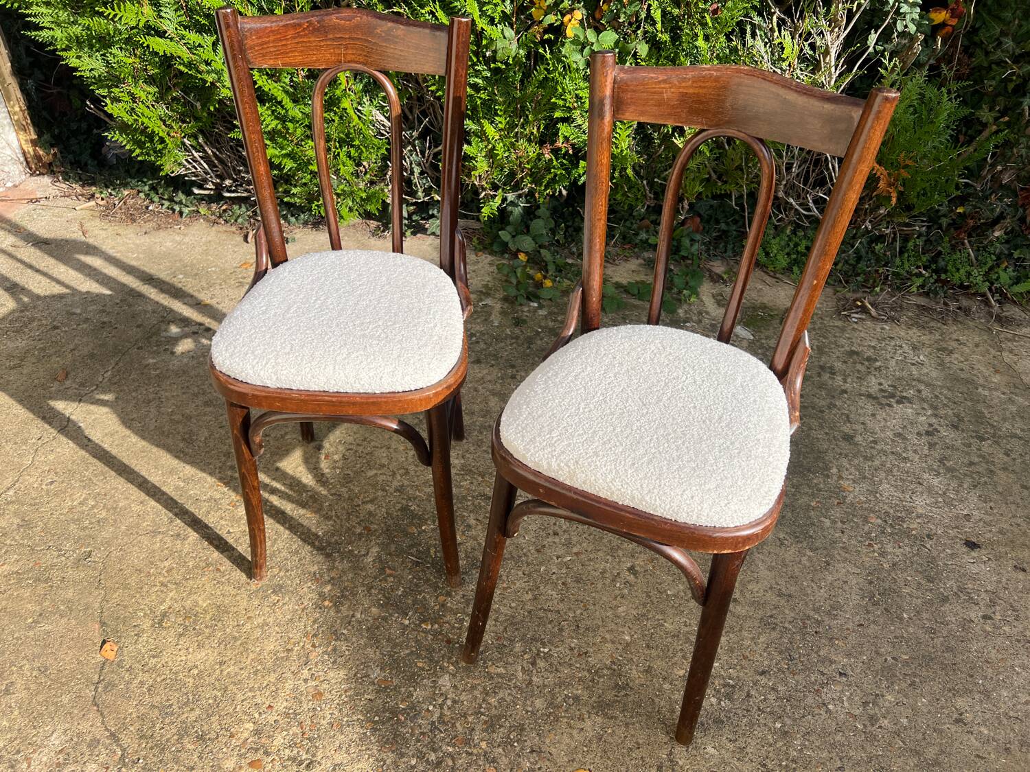 Pair of bistro chairs
