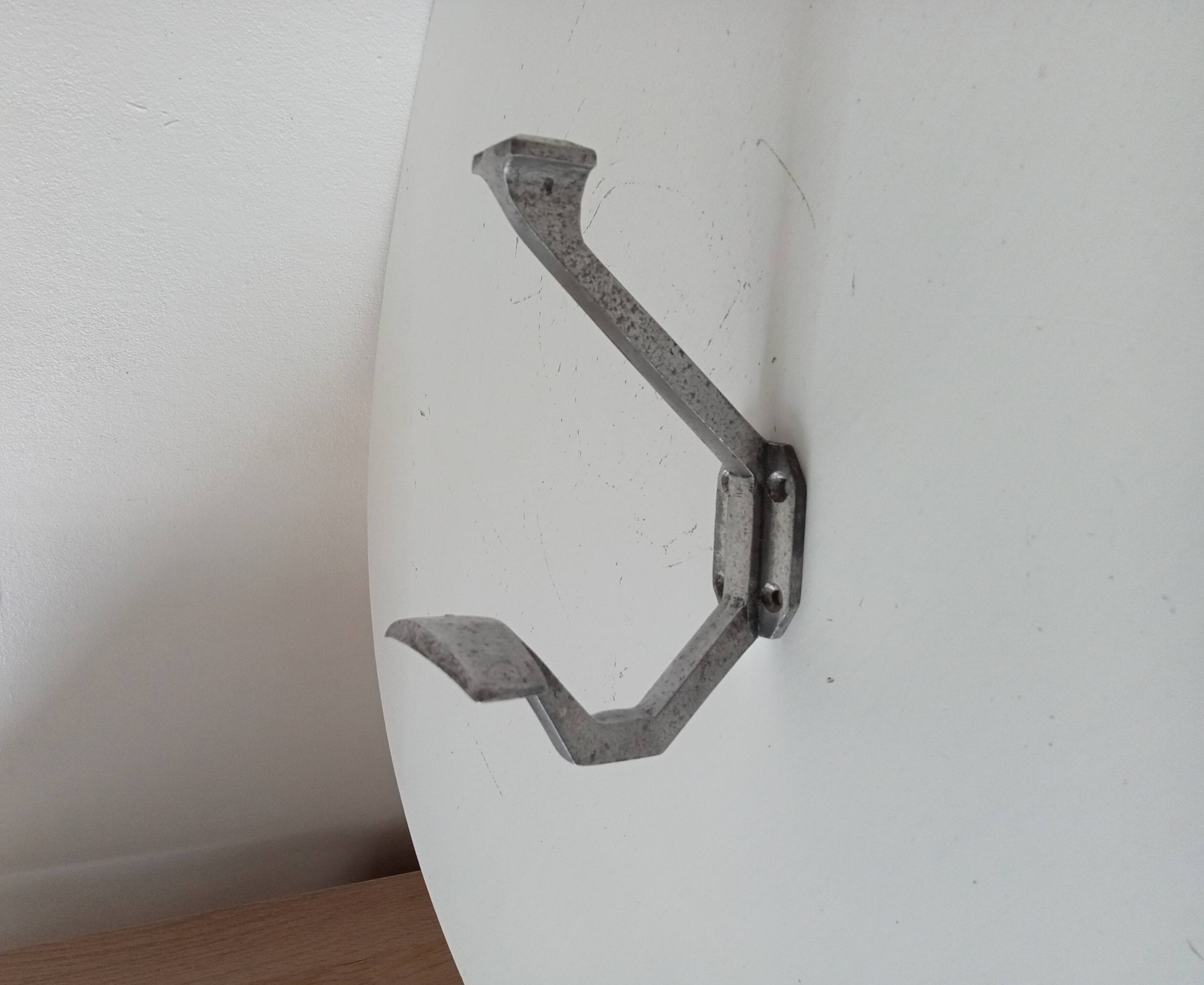 Vintage cubic wall coat hook