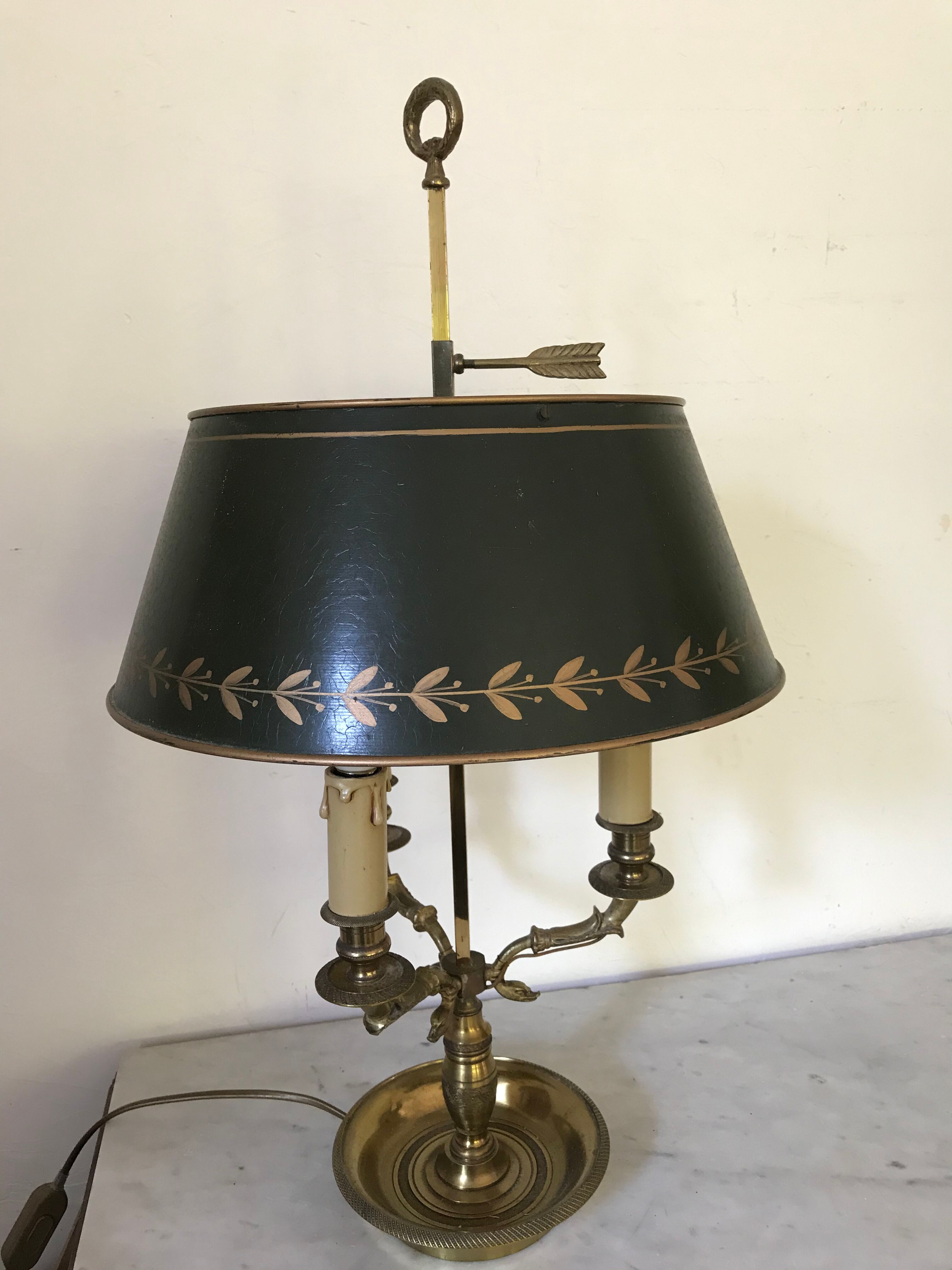 Bouillotte lamp circa 1900