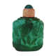Bouteille en verre de malachite