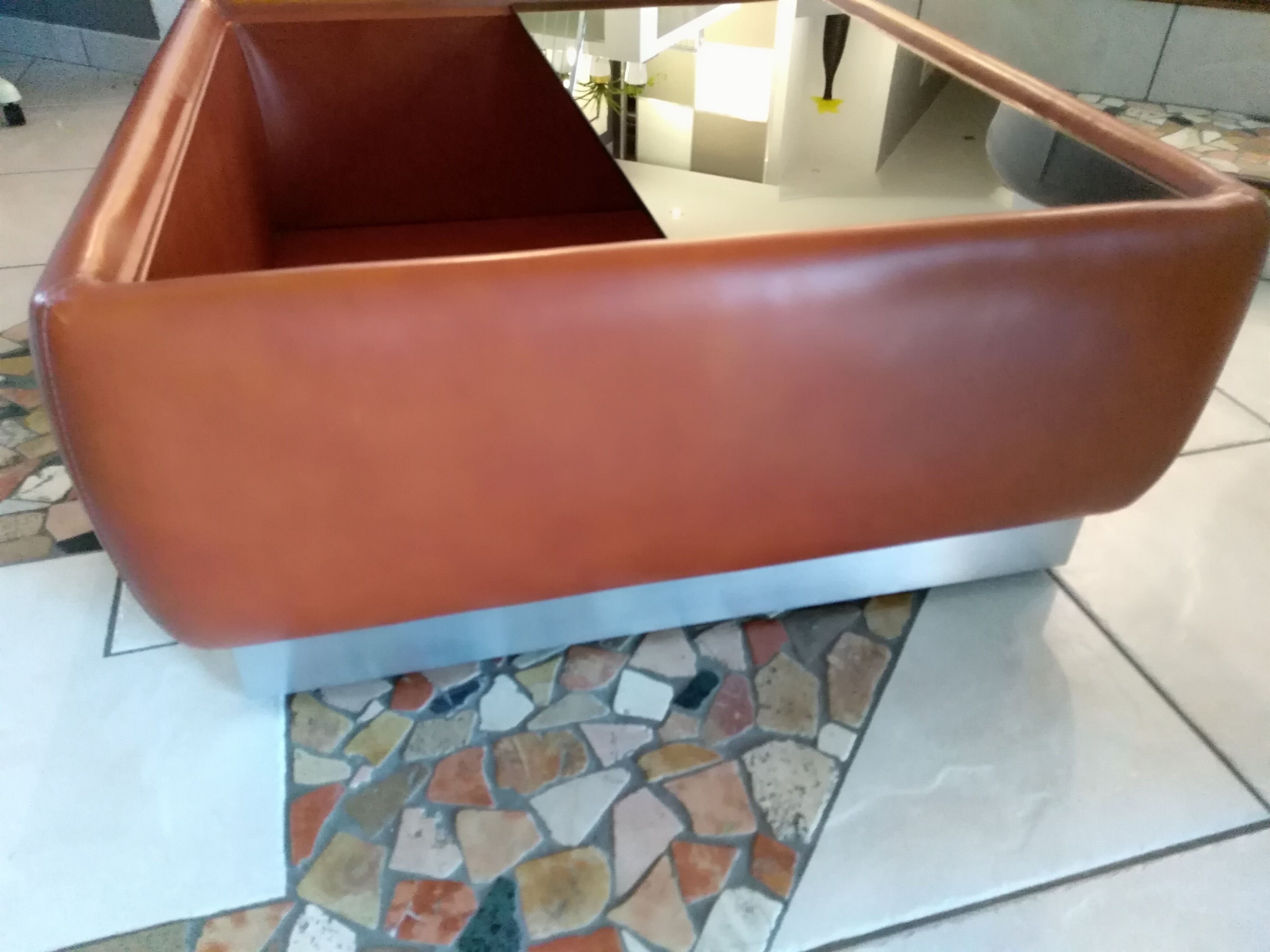 Table basse vintage Jacques Charpentier pour Roche Bobois 1970