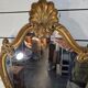 Louis XV style gilded mirror, mid-20th century, 89×54cm