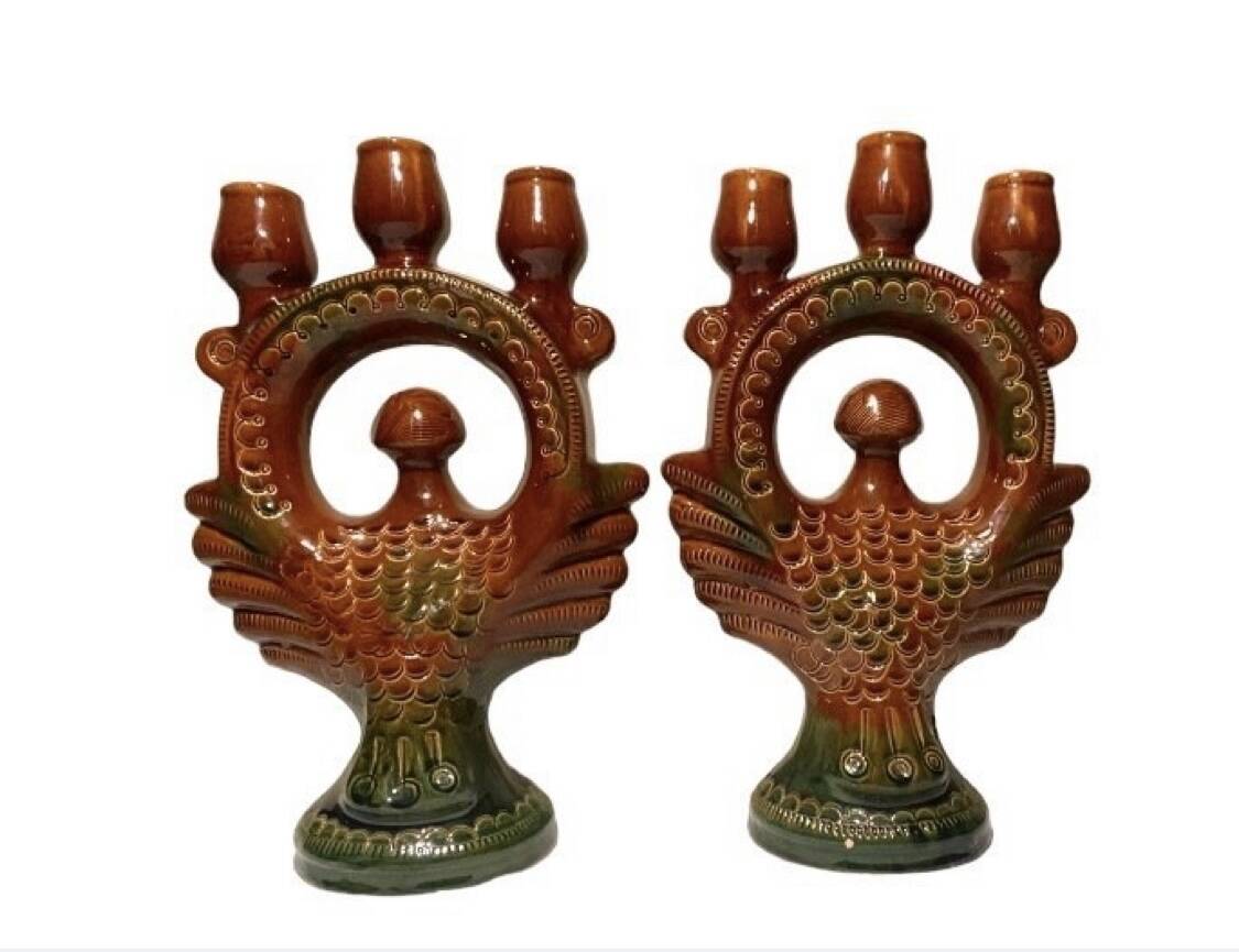 ceramic candlestick