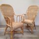 Paire de fauteuils en rotin
