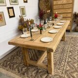 Farmhouse table with 2 extensions