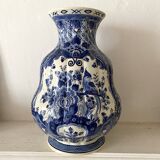 Large Delft vase, hand-painted Dutch vase 38 cm