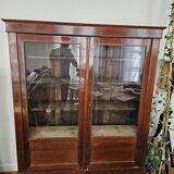 19th century glass bookcase