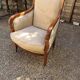 Empire style armchair in mahogany