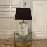 Marble bedside lamp, 1980s