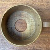 Mid-century wooden tea glasses, 1960s, set of 5