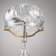 Lampe de table Art Déco formant 'champignon' en cristal taillé, France années 1920